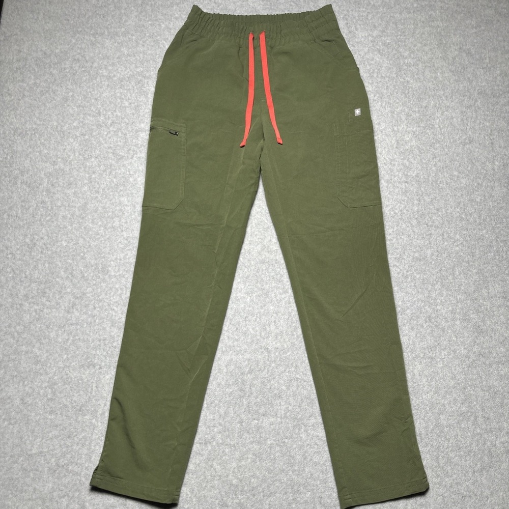 Figs Martini Olive Nepal Skinny Jogger Scrub Pants Special Edition Sz XS PO 2043